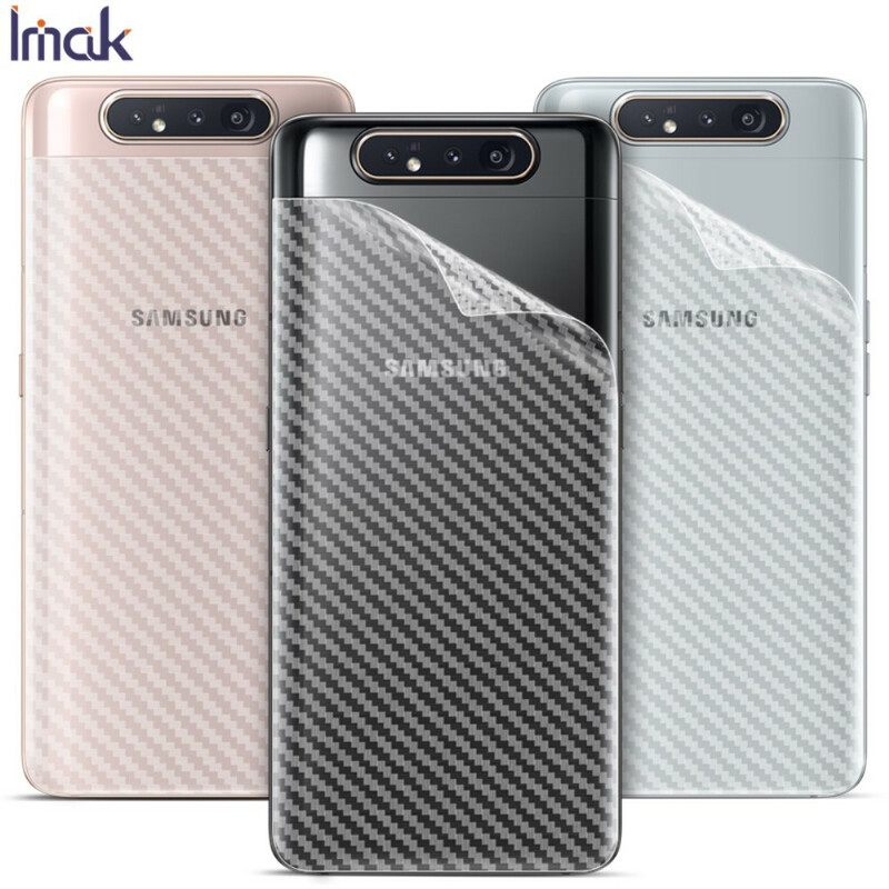 Selkäsuojakalvo Samsung Galaxy A90 / A80 Carbon Style Imak Puhelimelle