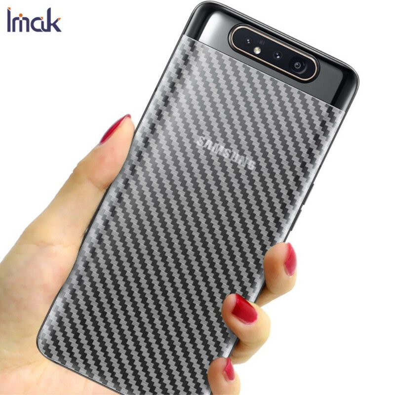 Selkäsuojakalvo Samsung Galaxy A90 / A80 Carbon Style Imak Puhelimelle