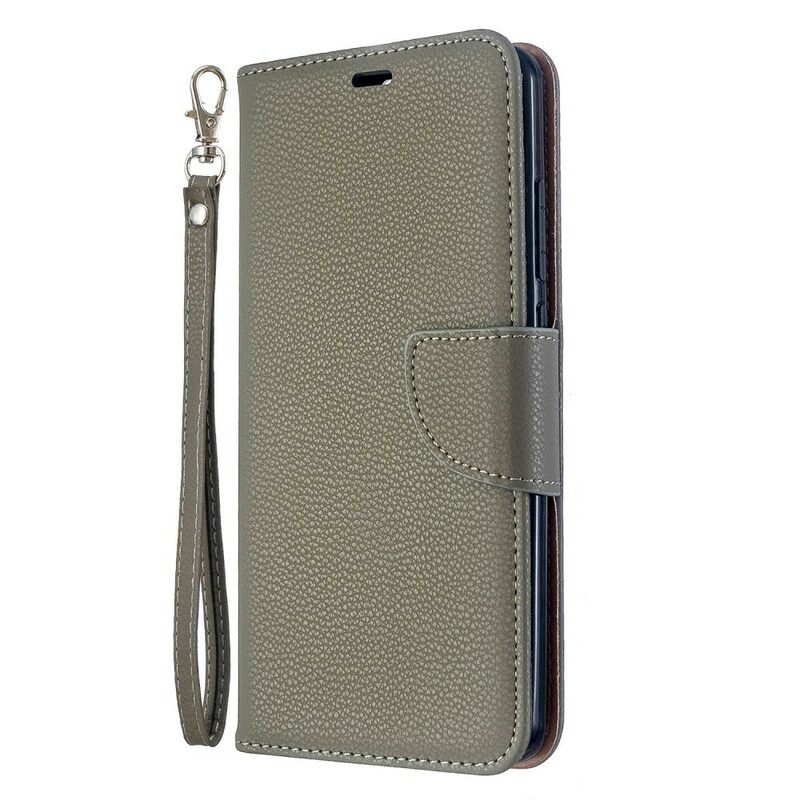 Kotelot Xiaomi Redmi 8 Suojaketju Kuori Värikäs Litchi Leather Effect Strappy