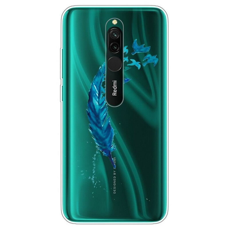 Kuori Xiaomi Redmi 8 Kaunis Sininen Sulka