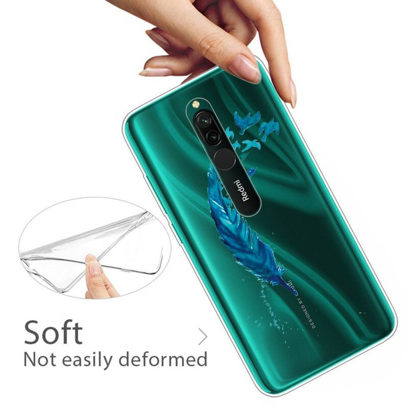 Kuori Xiaomi Redmi 8 Kaunis Sininen Sulka