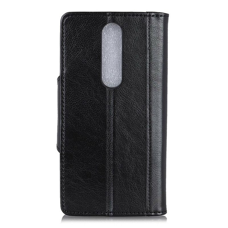 Nahkakotelo Xiaomi Redmi 8 Faux Leather Clasp Elegance