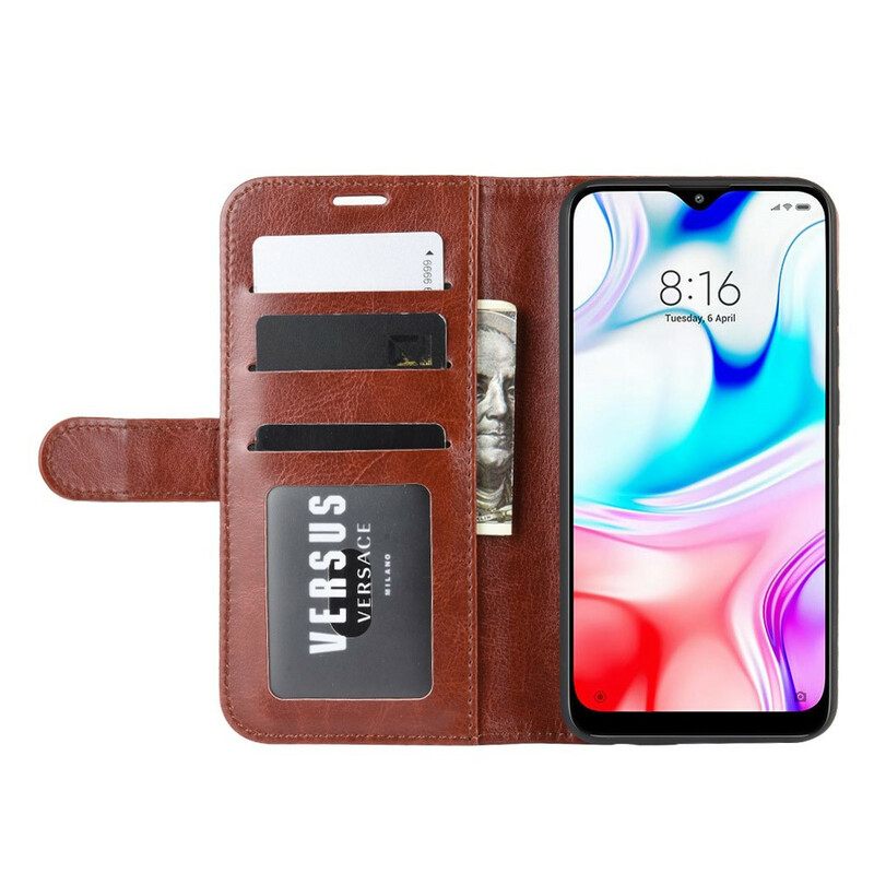 Nahkakotelo Xiaomi Redmi 8 Perinteinen Keinonahka
