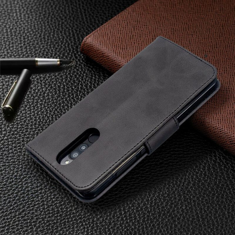 Nahkakotelo Xiaomi Redmi 8 Suojaketju Kuori Värillinen Nahkatehostehihna