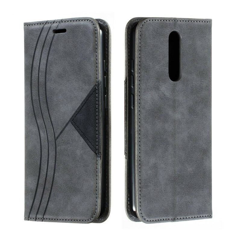 Puhelinkuoret Xiaomi Redmi 8 Kotelot Flip Wave Nahkatyyli