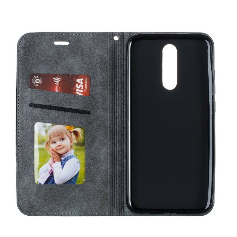Puhelinkuoret Xiaomi Redmi 8 Kotelot Flip Wave Nahkatyyli