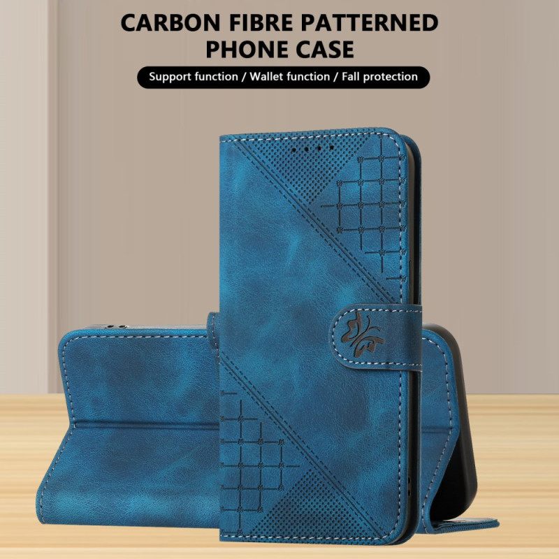 Kotelot Realme 14 Pro 5g Puhelinkuoret Geometriset Perhoset Hihnalla