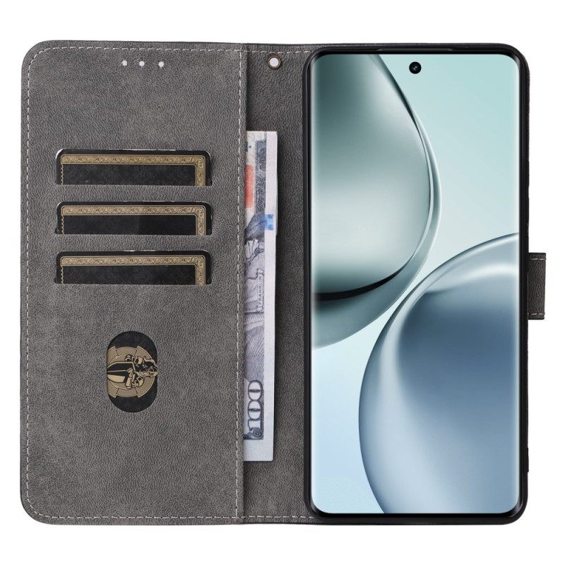 Kotelot Realme 14 Pro 5g Puhelinkuoret Mokkanahkaefekti Rfid-suojalla Hihnalla