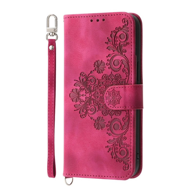 Kuoret Realme 14 Pro 5g Kukallinen Pitsi Hihnalla