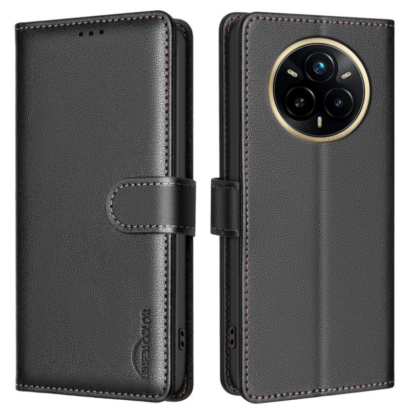 Nahkakotelo Realme 14 Pro 5g Klassinen