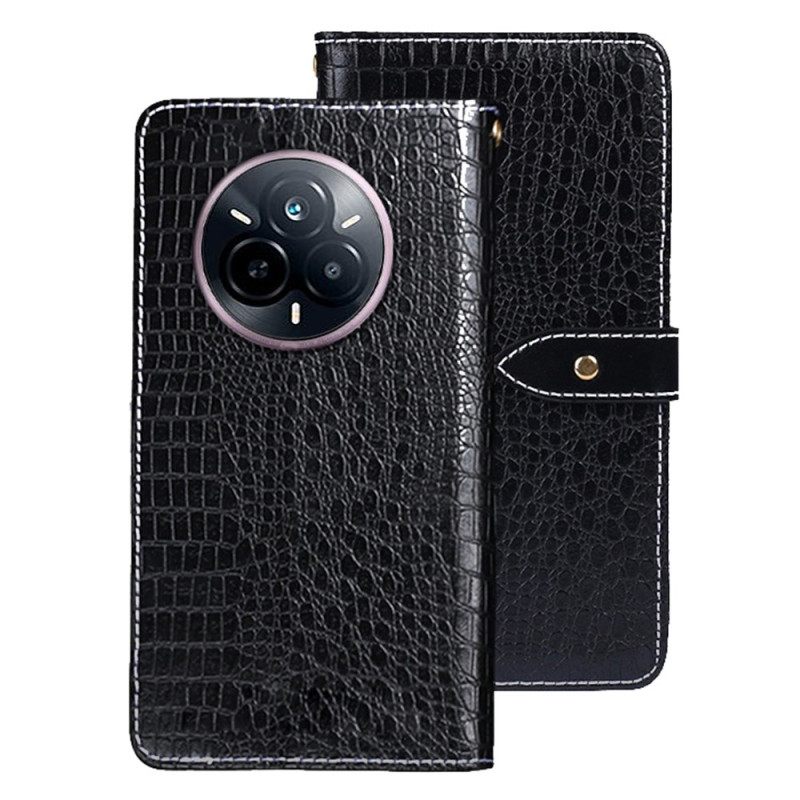 Nahkakotelo Realme 14 Pro 5g Krokotiilityylinen Idewei