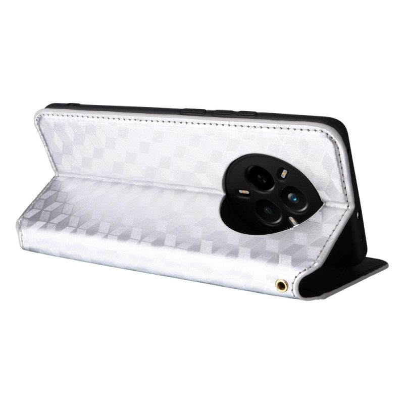 Nahkakotelo Realme 14 Pro 5g Timanttikuvio