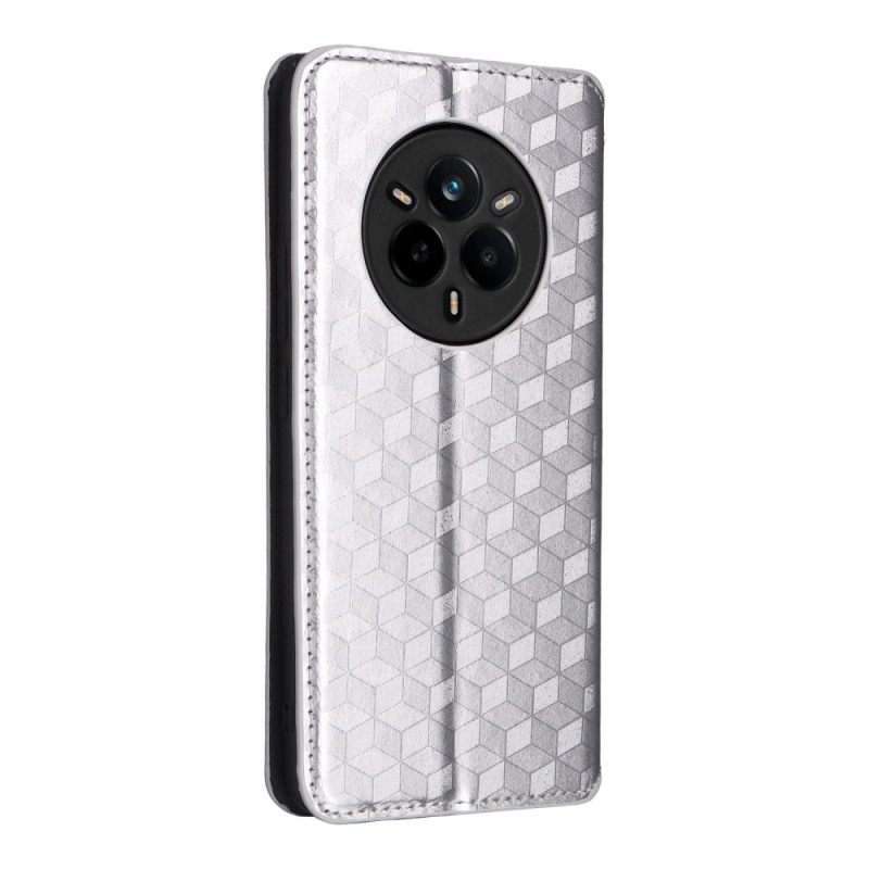 Nahkakotelo Realme 14 Pro 5g Timanttikuvio