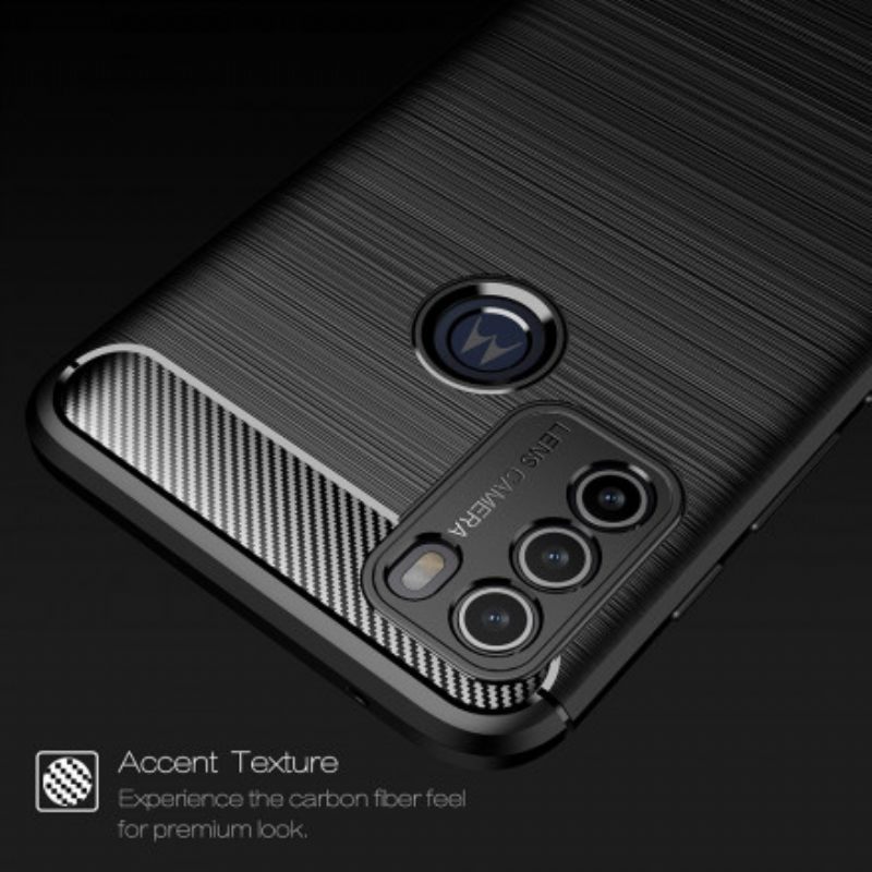 Kuori Moto G50 Harjattu Hiilikuitu