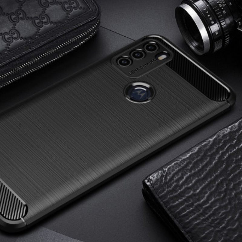 Kuori Moto G50 Harjattu Hiilikuitu