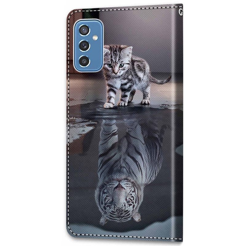 Flip Case Samsung Galaxy M52 5G Cat Daydream