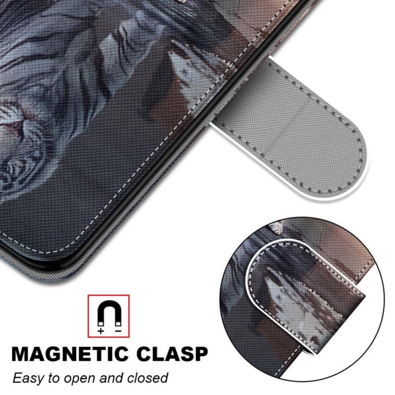 Flip Case Samsung Galaxy M52 5G Cat Daydream