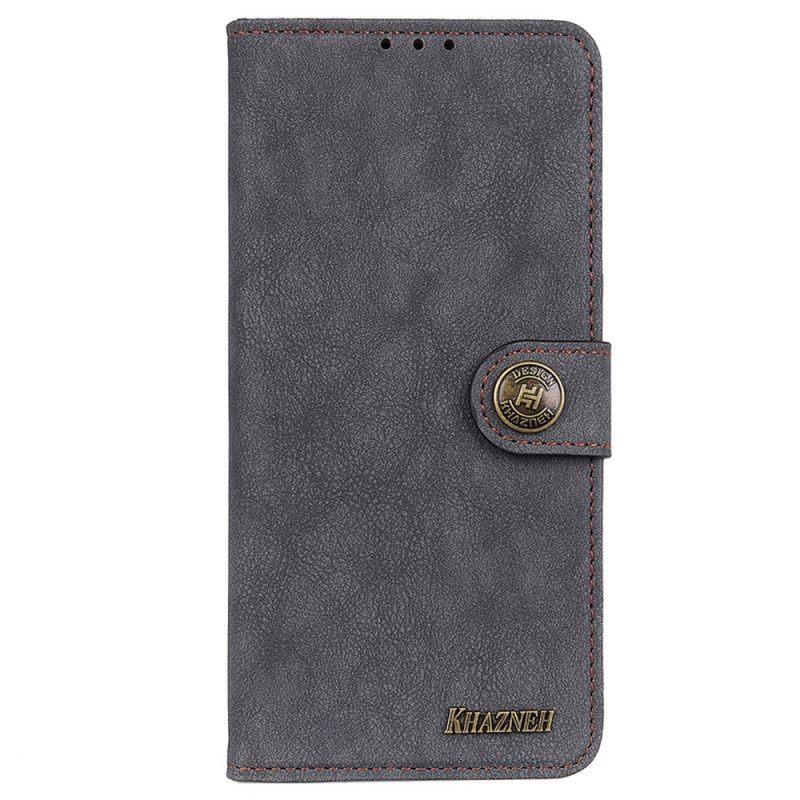 Flip Case Samsung Galaxy M52 5G Retro Haljasnahka Khazneh