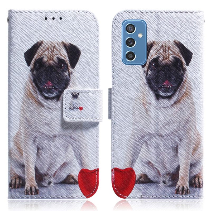 Kotelot Samsung Galaxy M52 5G Mopsikoira