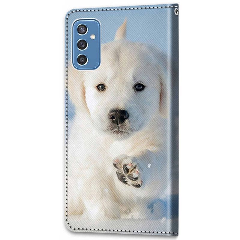 Kotelot Samsung Galaxy M52 5G Snow Puppy