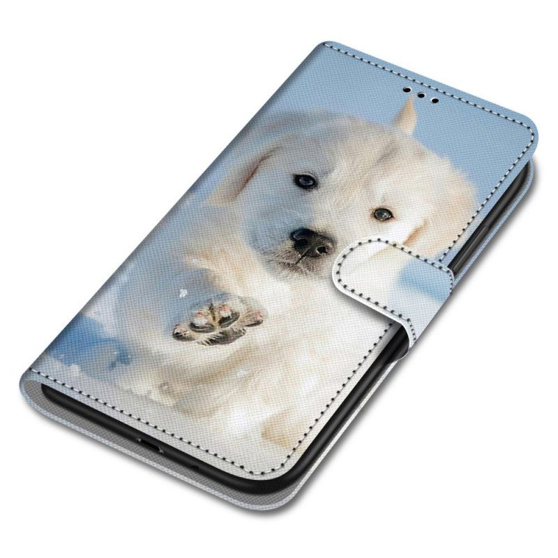Kotelot Samsung Galaxy M52 5G Snow Puppy