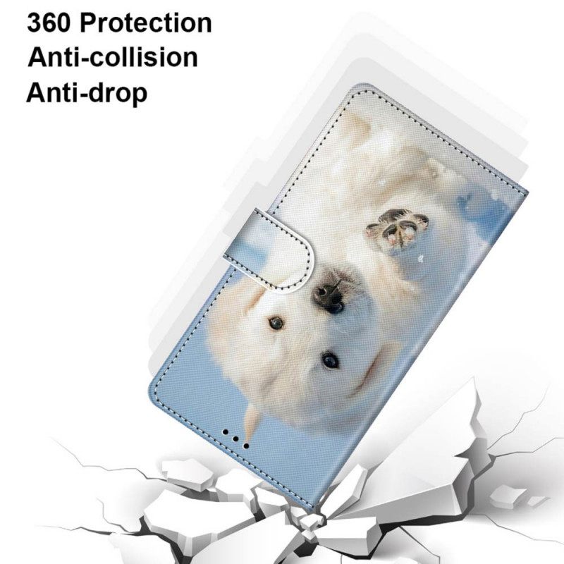 Kotelot Samsung Galaxy M52 5G Snow Puppy