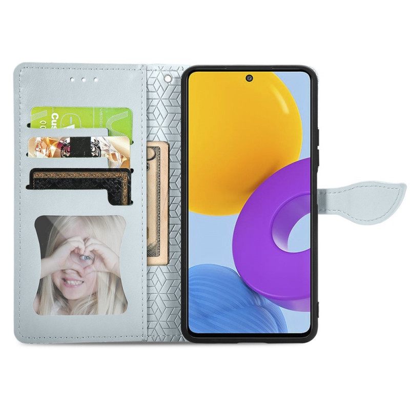 Kotelot Samsung Galaxy M52 5G Teksturoitu Keinonahka