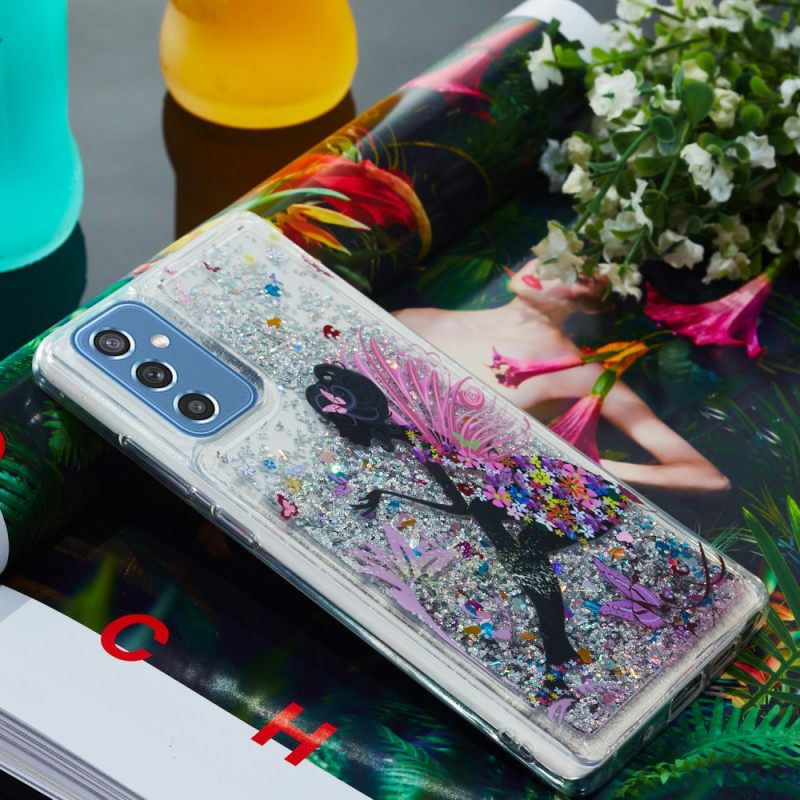 Kuori Samsung Galaxy M52 5G Glitter Princess
