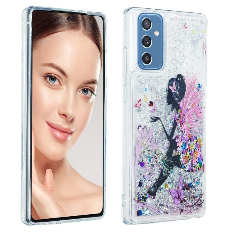 Kuori Samsung Galaxy M52 5G Glitter Princess
