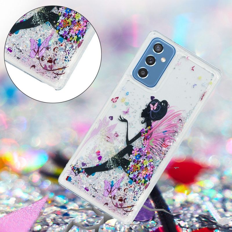 Kuori Samsung Galaxy M52 5G Glitter Princess