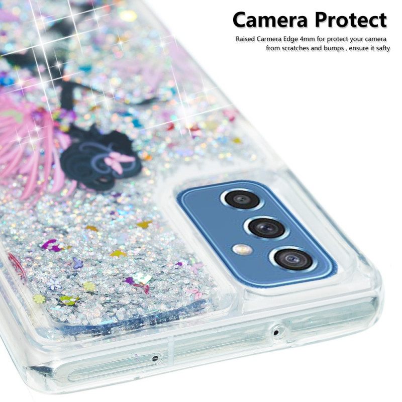 Kuori Samsung Galaxy M52 5G Glitter Princess