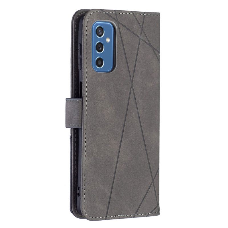 Nahkakotelo Samsung Galaxy M52 5G Triangles Binfen Color