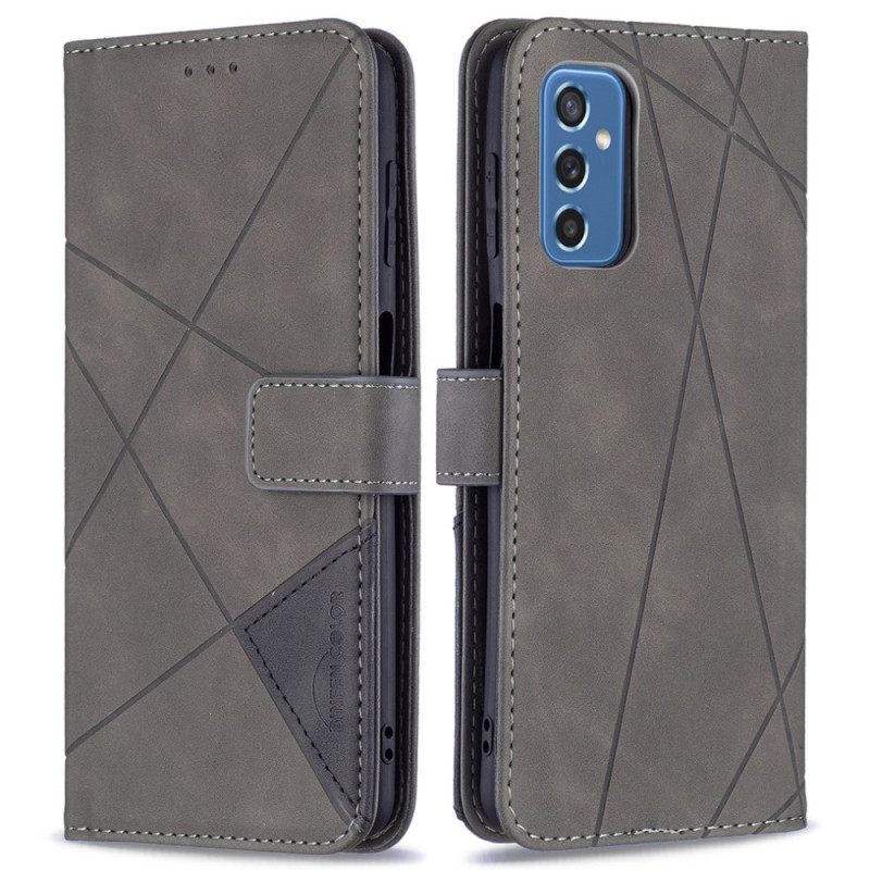 Nahkakotelo Samsung Galaxy M52 5G Triangles Binfen Color