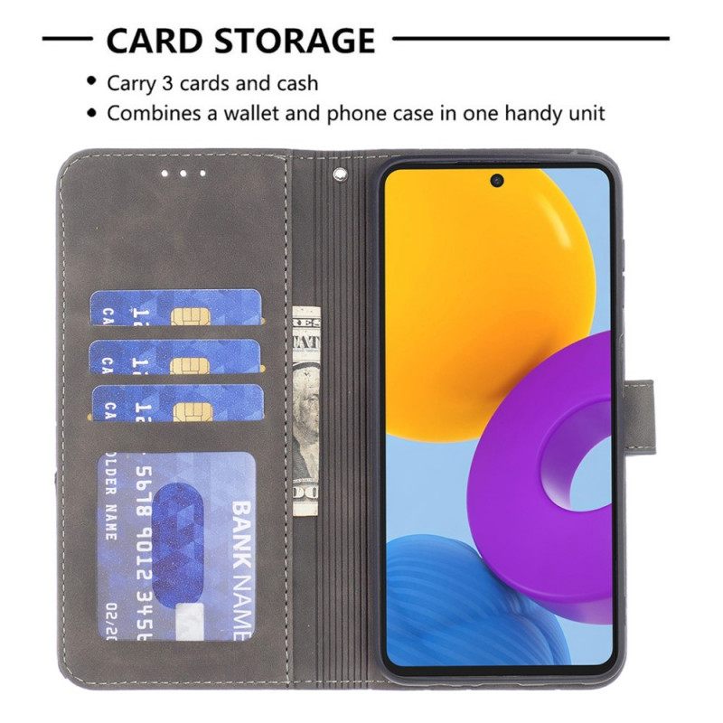 Nahkakotelo Samsung Galaxy M52 5G Triangles Binfen Color