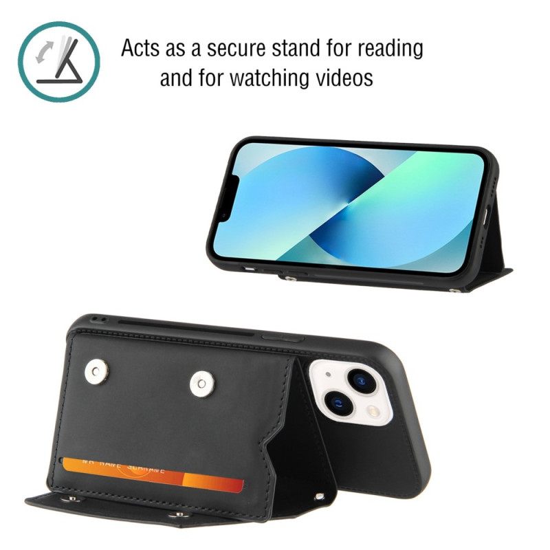 Case iPhone 14 Suojaketju Kuori Lanyard Kortin Haltija