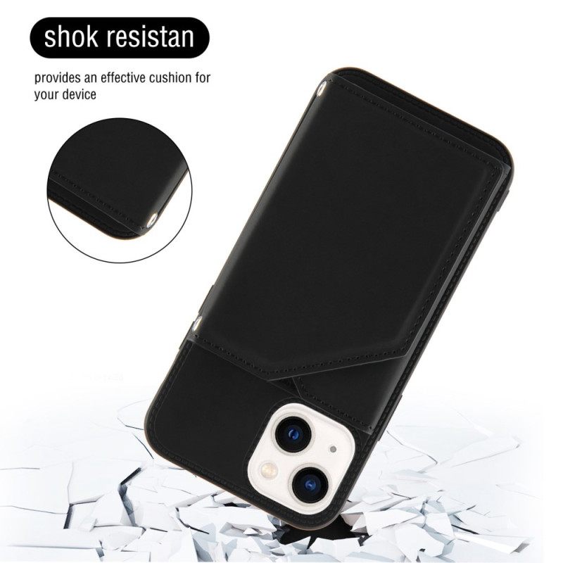 Case iPhone 14 Suojaketju Kuori Lanyard Kortin Haltija