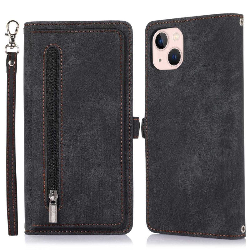 Flip Case iPhone 14 Coin Purse 9 Korttikotelo