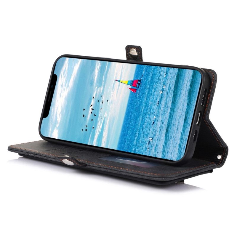 Flip Case iPhone 14 Coin Purse 9 Korttikotelo