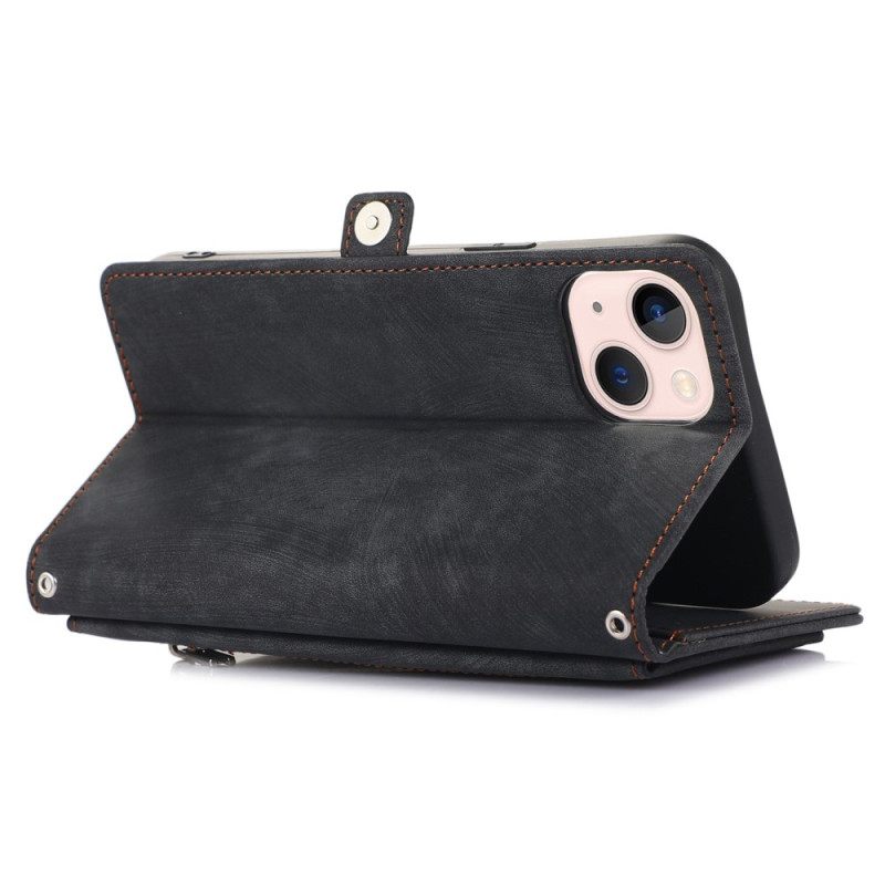 Flip Case iPhone 14 Coin Purse 9 Korttikotelo