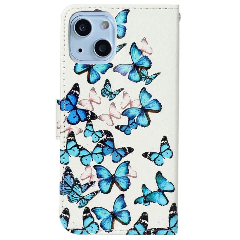 Kotelot iPhone 14 Perhosia Lennossa