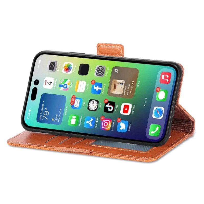 Kotelot iPhone 14 Retro-nahkatyyli