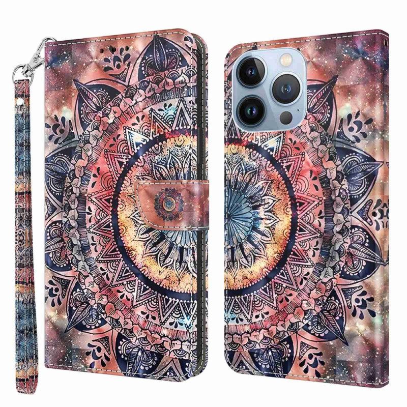 Kotelot iPhone 14 Suojaketju Kuori Pro Värinen Mandalahihna