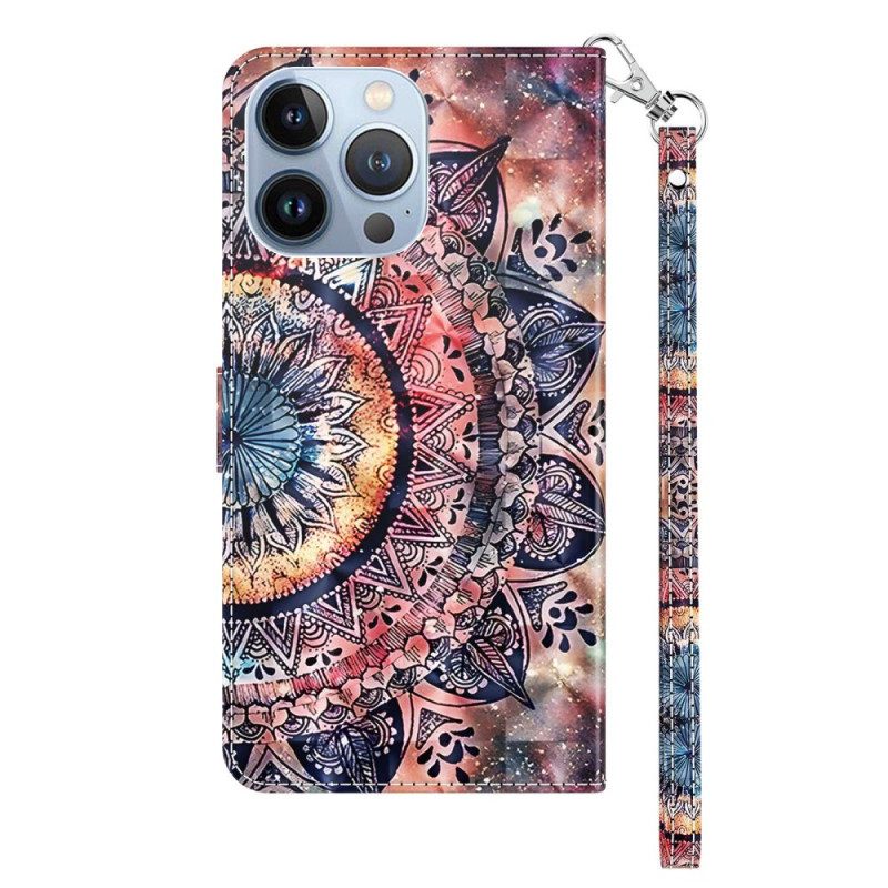 Kotelot iPhone 14 Suojaketju Kuori Pro Värinen Mandalahihna