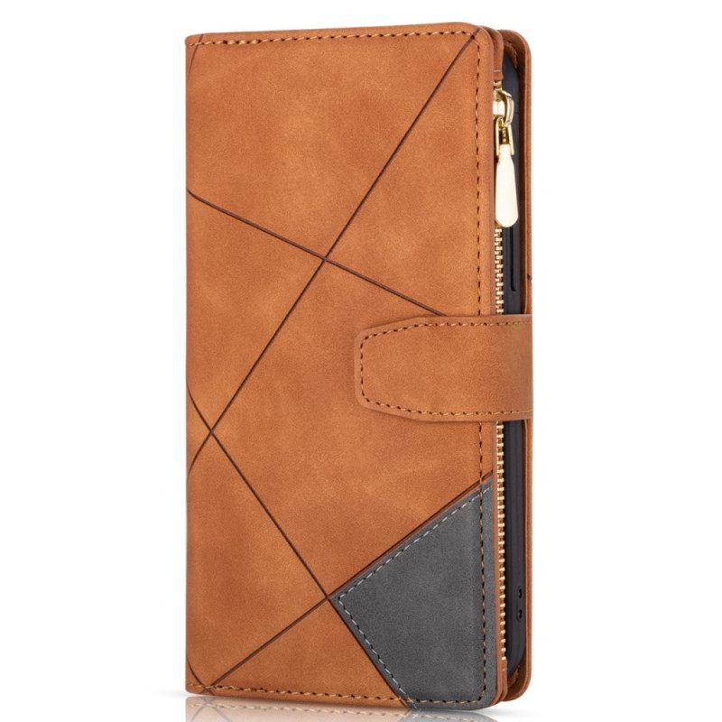 Kotelot iPhone 14 Suojaketju Kuori Strappy Geometry