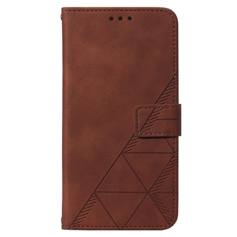 Kotelot iPhone 14 Suojaketju Kuori Strappy Triangles