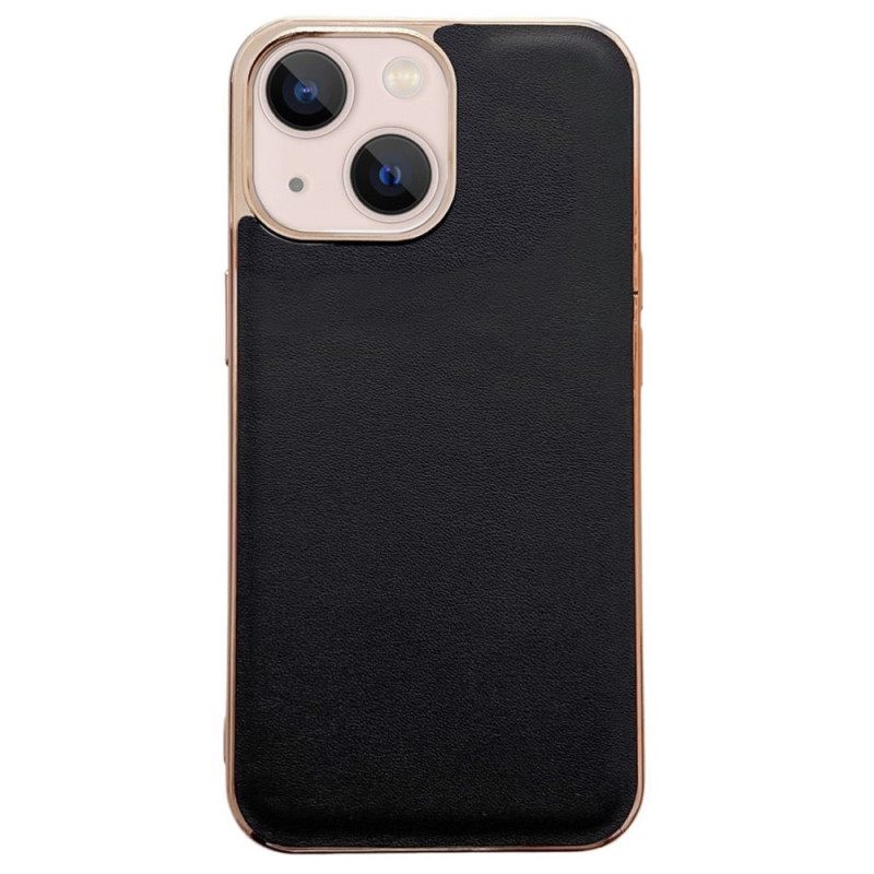 Kuori iPhone 14 Aitoa Nahkaa