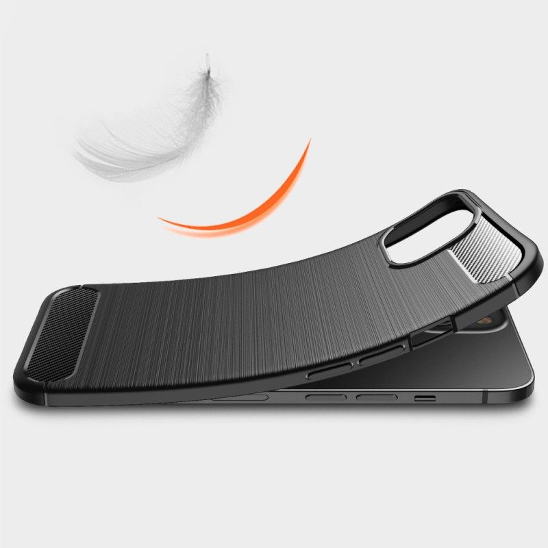 Kuori iPhone 14 Harjattu Hiilikuitu