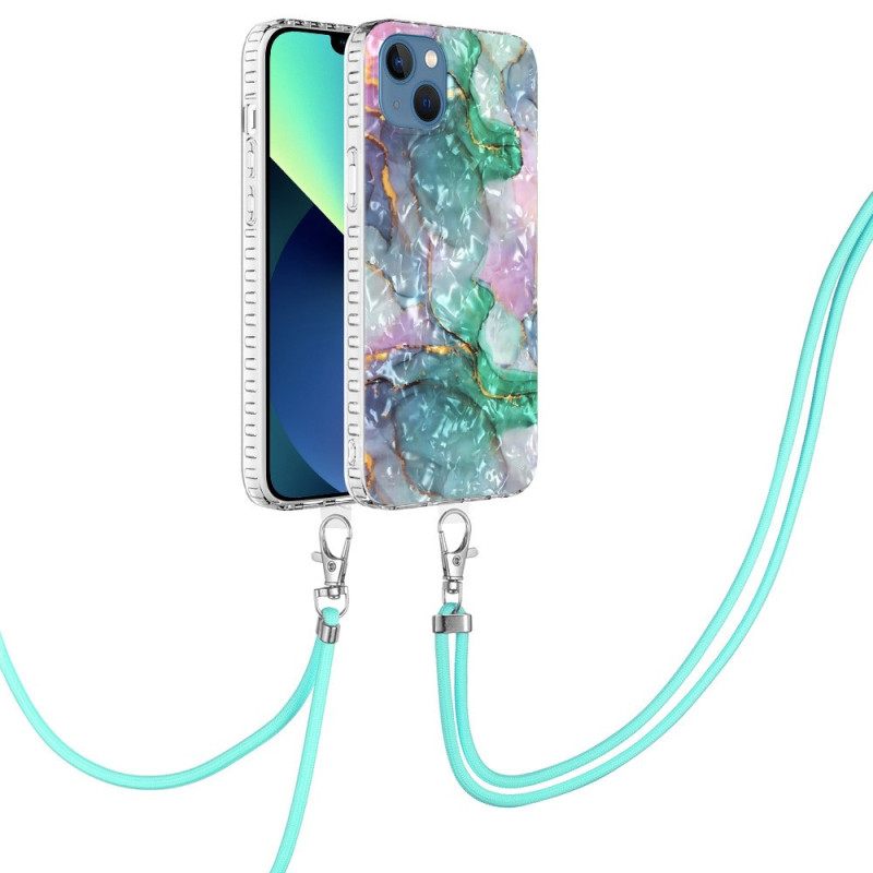 Kuori iPhone 14 Kiristysnyörillä Tyylikkääksi Kiristysnauhaksi