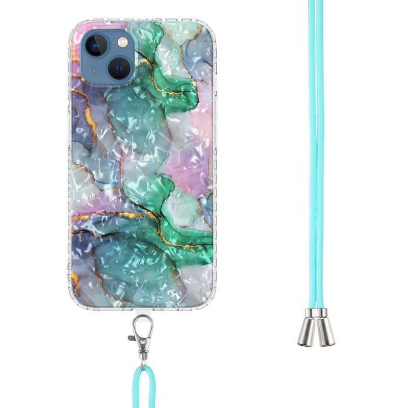 Kuori iPhone 14 Kiristysnyörillä Tyylikkääksi Kiristysnauhaksi