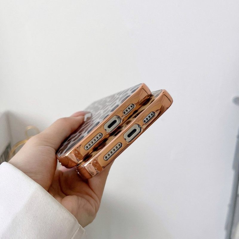 Kuori iPhone 14 Leopard Skin Effect